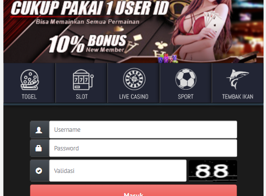 tempat pasang togel online