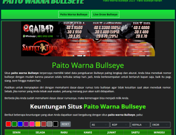 paito warna bullseye